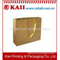 brown kraft paper bag with ribbon handle